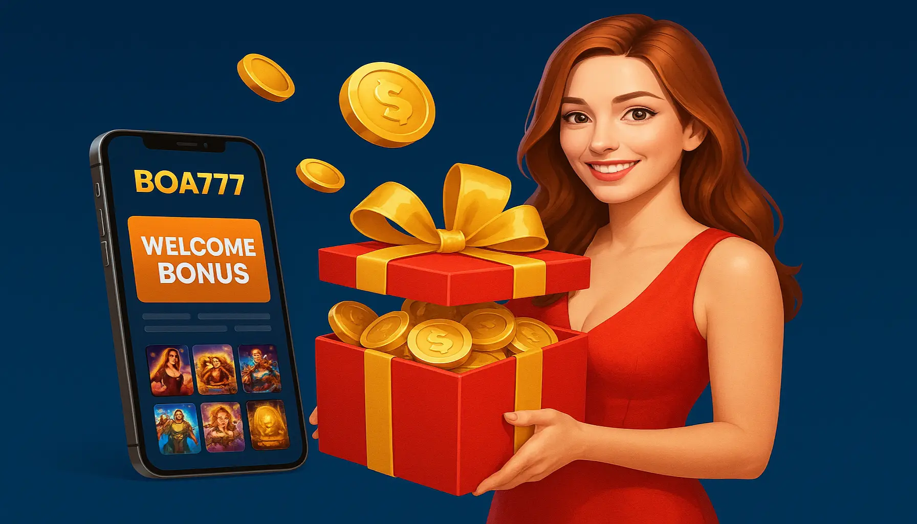 Criar uma nova Conta no plataforma BOA777